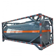 Cadre de conteneur ISO 20 pieds, réservoir portable UN pour UN 2797, LIQUIDE DE BATTERIE, ALKALI