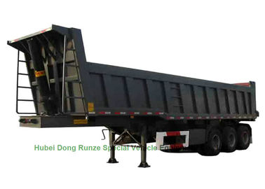 Chine De déchargeur camion de remorque résistant semi pour le sable - de mine du transport 3-Axles d'arrière de verseur remorque 45 semi - 60T fournisseur