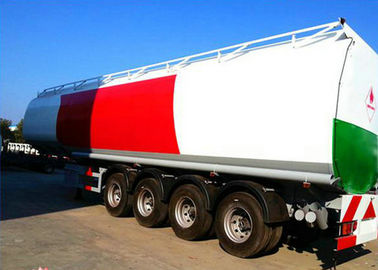 Chine 4 de l'axe 60K de litre de réservoir remorque diesel semi avec le premier axe soulevant le ressort de sac de l'Aire fournisseur