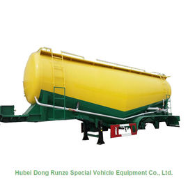 Chine remorque de silo de ciment de l'axe 50-70cbm 2/3, remorque sèche de cargaison en vrac 40 - 100 tonnes fournisseur