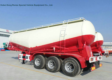 Chine capacité de chargement élevée de tri de l'axe 56-60cbm de Bulker de ciment remorque de réservoir adaptée aux besoins du client fournisseur