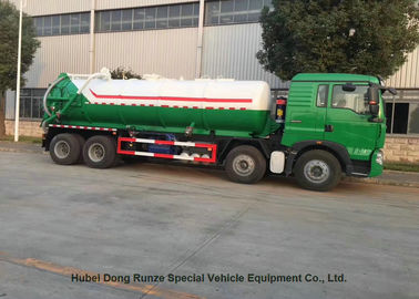 Chine Camions septiques de vide de HOWO 8x4, capacité élevée de camion d'enlèvement d'eaux d'égout fournisseur