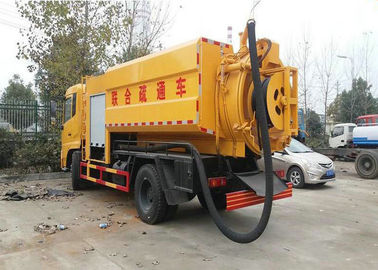 Chine Le vide septique de DongFeng troque le nettoyage au jet combiné, le camion 8000L de collection d'eaux d'égout fournisseur