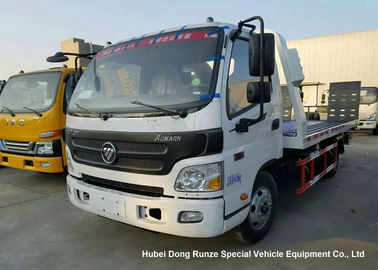 Chine Dépanneuse de naufrageur hydraulique de 4 tonnes, camion à plat de récupération avec Cummins Engine fournisseur