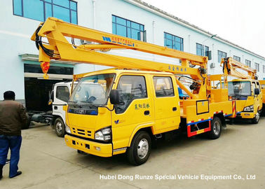 Chine Camion aérien LHD EURO5, plates-formes de plate-forme d'ISUZU 4x2 14-16M de travail montées sur véhicule fournisseur