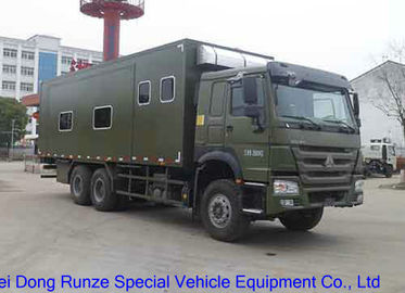 Chine Camion de camping de HOWO 20 - personnel 28 avec le lit de sommeil, pièce de sommeil extensible fournisseur