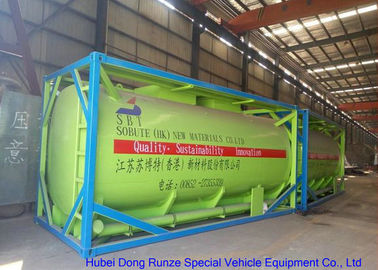 Chine Conteneur acide fluoborique 20FT, récipient de réservoir de transport de grandes dimensions d'OIN pour l'expédition fournisseur