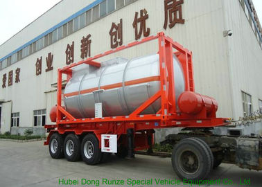 Chine acier isolé de Stanless de conteneur de réservoir de chauffage de vapeur de 20FT pour le phosphore jaune P4 fournisseur
