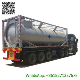 Chine gaz mobile du poste d'essence de gaz de conteneur de réservoir de gaz de 30ft LPG 30000L LPG remplissant la station d'usine de dérapage fournisseur