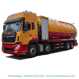 Chine camion de nettoyage d'eaux d'égout d'égout du vide 30ton (l'eau combinée par haute pression de fosse septique d'égout voyageant en jet WhatsApp : +8615271357675 fournisseur