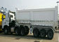 De déchargeur camion de remorque résistant semi pour la remorque hydraulique de verseur de décharge de forme de 3 axes U 45 - 50 tonnes fournisseur