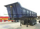 Extrémité résistante de forme d'U inclinant la remorque arrière de décharge semi pour le camion 35 - 45 tonnes fournisseur