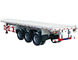 Châssis de remorque de transport de conteneur de Flatbe 40 tonnes, 60ton, fournisseur