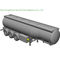 Remorque inflammable en aluminium de camion-citerne aspirateur de pétrole brut de carburant liquide avec la capacité 43 -49 facultatif M3 fournisseur