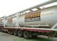 conteneurs en vrac 20000L - 22500L de réservoir de ciment de 20FT avec le cadre d'acier au carbone fournisseur