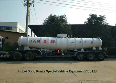 Chine camion-citerne aspirateur chimique de 17000L ~21000L, forme de v de remorque de bateau-citerne d'acide sulfurique fournisseur