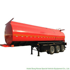 Chine Tri d'axe d'acier inoxydable de réservoir remorque semi pour l'huile de palme/livraison brute d'huile de carburant/essence fournisseur