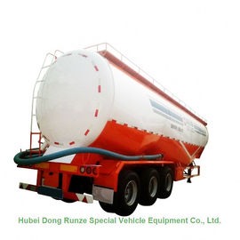 Chine Tri remorque de réservoir en acier d'axe semi pour la livraison en vrac sèche 80Ton 65000L de ciment fournisseur