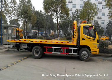 Chine FOTON AUMARK naufrageur de route de camion de récupération de panne de couche horizontale de 4 tonnes fournisseur