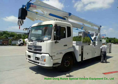 Chine Le camion du Roi Run 22m a monté la plate-forme LHD de travail aérien d'ascenseur de seau/EURO 3 de RHD fournisseur