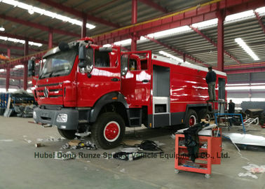 Camion de mousse de l'eau de lutte contre l'incendie de Beiben 2534 RHD /LHD outre Road-6x6 du véhicule À ROUES MOTRICES EURO3/5 fournisseur