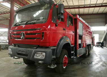 Camion de mousse de l'eau de lutte contre l'incendie de Beiben 2534 RHD /LHD outre Road-6x6 du véhicule À ROUES MOTRICES EURO3/5 fournisseur
