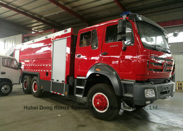 Camion de mousse de l'eau de lutte contre l'incendie de Beiben 2534 RHD /LHD outre Road-6x6 du véhicule À ROUES MOTRICES EURO3/5 fournisseur