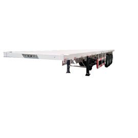 Remorques à plat commerciales pour le transport de conteneur avec 12 serrures et 12 pneus 50T de torsion fournisseur