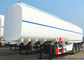  Tri d'Axl de mazout d'essence de réservoir de stockage de pétrole transporteur brut de réservoir de carburant de la remorque 45m3 semi fournisseur