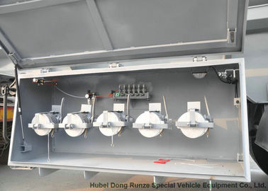 tri axe du réservoir 45m3 de remorque en aluminium semi pour le diesel, huile, essence, transport de carburant fournisseur