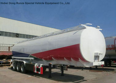 Axes inflammables liquides de la remorque 3 de bateau-citerne de transport routier de pétrole pour l'essence diesel, huile, kérosène 44CBM fournisseur