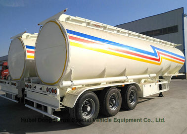 De réservoir de bateau-citerne axes inflammables liquides de la remorque 3 semi pour le diesel, huile, essence, kérosène 45000LitersTransport fournisseur