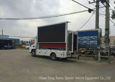 Véhicule d'écran du camion P10 LED TV de panneau d'affichage de la publicité extérieure LED avec l'étape fournisseur