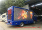 Camion mobile bleu de la publicité de Digital, camion polychrome d'écran de la publicité LED fournisseur