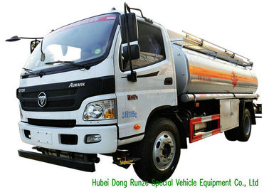 Camion de réservoir liquide de route de FOTON 8000L pour le transport d'huile de pétrole avec la pompe à huile de PTO fournisseur