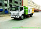 Lavage de rue d'ISUZU EFL 700 et camion de balayeuse avec de l'eau haute pression de brosses fournisseur