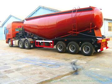 remorque de bateau-citerne en vrac de silo d'axe de 2 /3 pour transporter le blé - remorque de réservoir en vrac de grains de haricot fournisseur