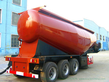 remorque de bateau-citerne en vrac de silo d'axe de 2 /3 pour transporter le blé - remorque de réservoir en vrac de grains de haricot fournisseur
