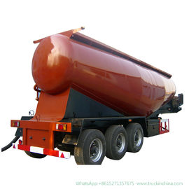 remorque de bateau-citerne en vrac de silo d'axe de 2 /3 pour transporter le blé - remorque de réservoir en vrac de grains de haricot fournisseur