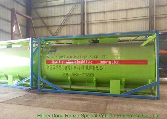 l'OIN d'acide de HCL 20Feet échouent le conteneur pour embarquer UN1789 LE PE rayé par acier 16mm