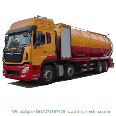 camion de nettoyage d'eaux d'égout d'égout du vide 30ton (l'eau combinée par haute pression de fosse septique d'égout voyageant en jet WhatsApp : +8615271357675