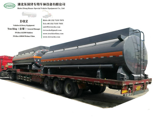 Le corps liquide chimique de bateau-citerne de corps acide chimique de réservoir avec le conteneur ferme à clef le transport routier WhsApp de remorque : +8615271357675