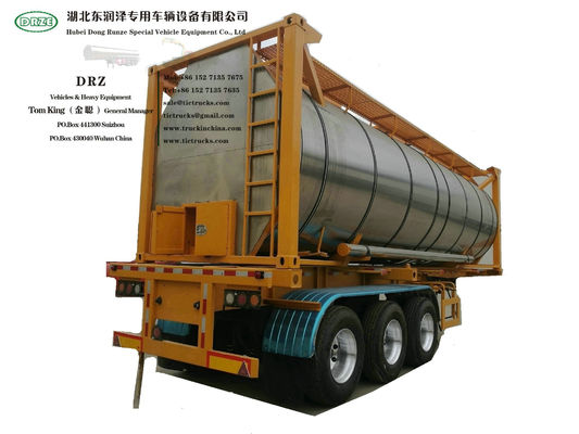 Le chauffage a isolé l'acier de Stanless de conteneur de réservoir de 30FT pour l'acide phosphorique liquide WhatsApp+8615271357675